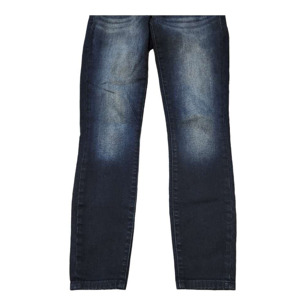 Lila Ryan Women's Dark Wash Skinny Denim Blue Jeans, 27 / 4 - Picture 5 of 12